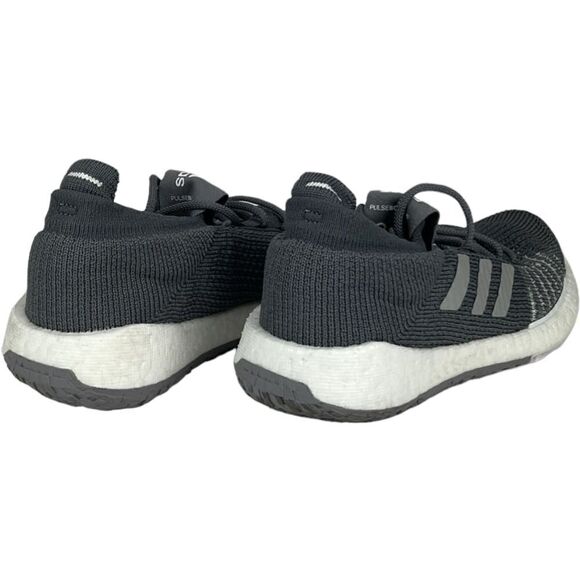 Adidas Women Pulse Boost Sneakers Knit Textile Grey White Running Shoes US 5 - Picture 6 of 8